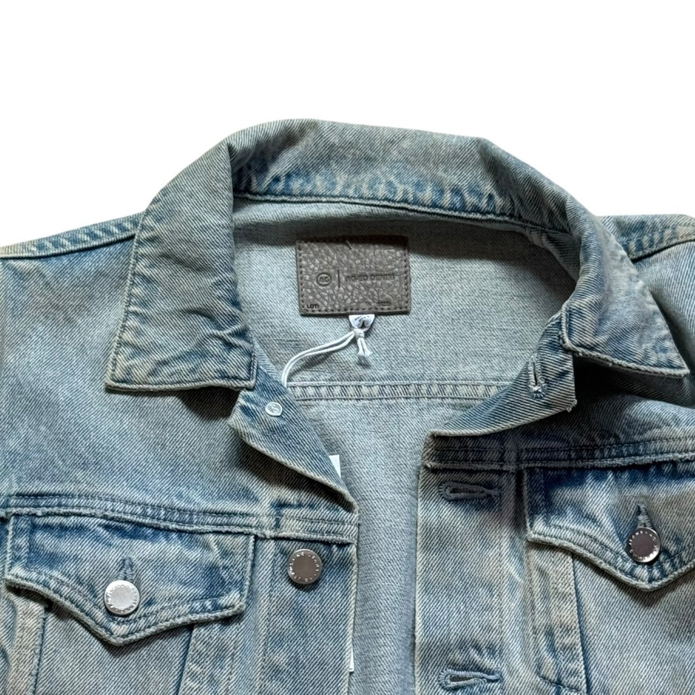 AG Adriano Goldschmied Sky Blue Jean Jacket - Picture 3 of 7